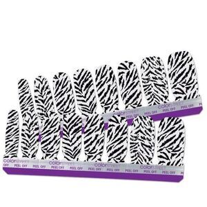 Color Street | A Roaring Good Time, tiger stripe design, clear overlay